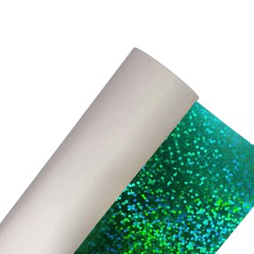 Pellicola Metallic Glitter Green DTF Effetti Speciali