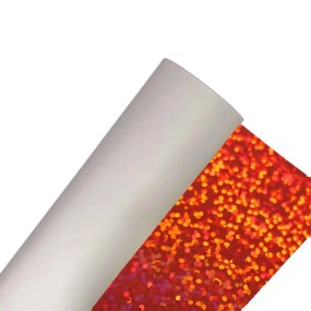 Pellicola Metallic Glitter Red DTF Effetti Speciali