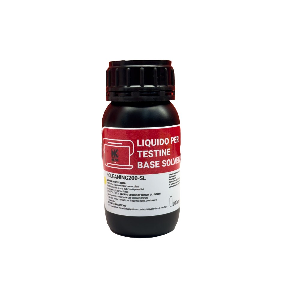 Liquido per pulizia testina inchiostro solvent