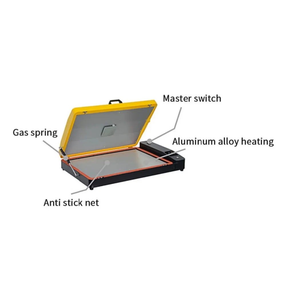 Universal Heat Press Stand with Adjustable Height and Wheels