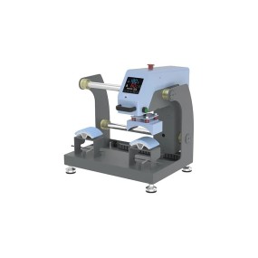 Double-station pneumatic cap press with sliding table