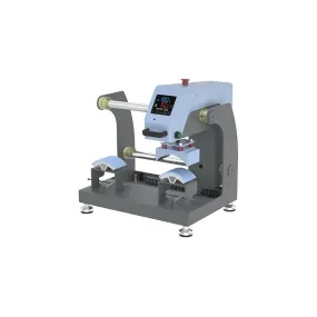 Double-station pneumatic cap press with sliding table