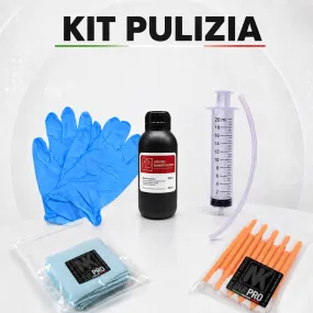 Kit Pulizia - Solvente, UV, Acqua
